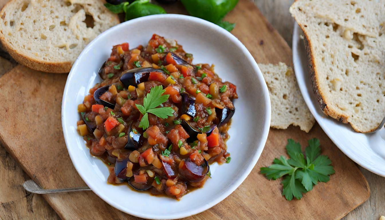 Eggplant Caponata (Sicilian Version) - recipeshomely