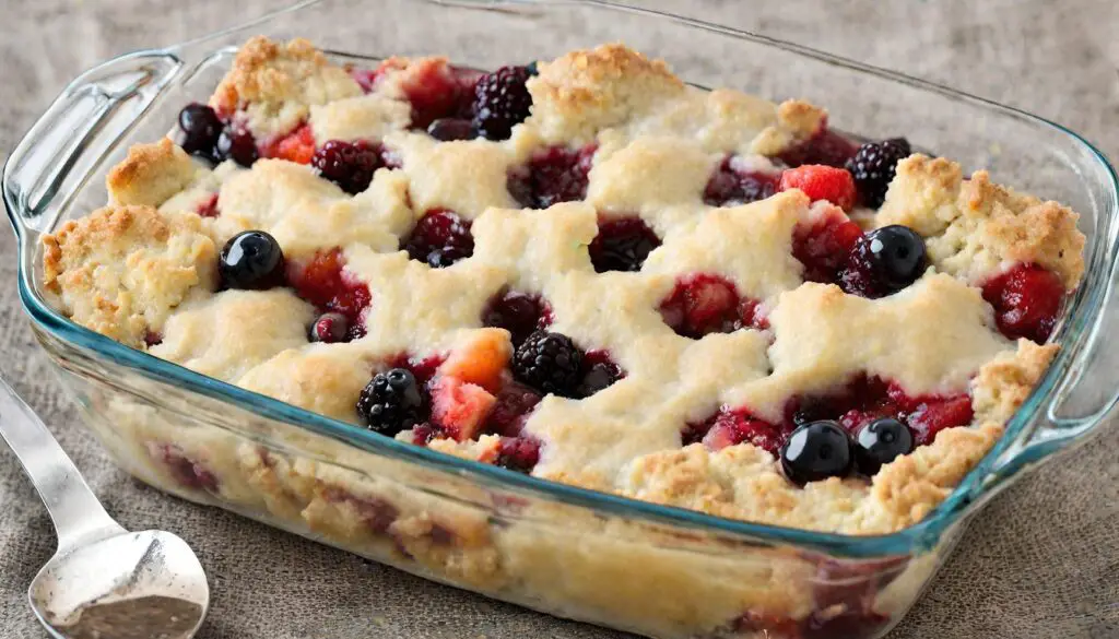 Easy Batter Fruit Cobbler - recipeshomely