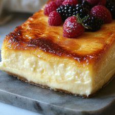 Perfect Loaf Pan Basque Cheesecake