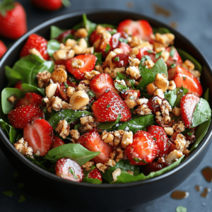 The Ultimate Strawberry Crunch Salad with Honey Vinaigrette: A Fresh Summer Classic