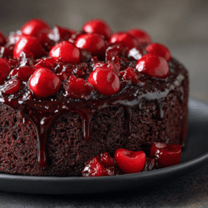 There's something magical about the moment you flip an upside-down cake. That anticipatory pause, the gentle release from the pan, and then—the grand reveal of a perfectly glazed masterpiece. Today's Chocolate Cherry Upside Down Cake takes this classic technique and elevates it to new heights, combining the timeless appeal of chocolate with the bright, jewel-like beauty of cherries.