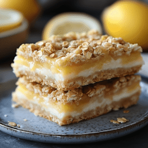 Lemon Oatmeal Crumble Bars - A Perfect Balance of Tart and Sweet