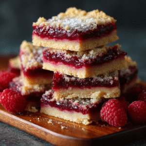 This recipe came to me through my grandmother, who learned it from a Scottish baker in Minnesota back in the 1940s. During the war, when sugar was rationed and exotic ingredients were scarce, this baker created magic with whatever was available. The genius was in the technique – using cold butter to create that signature crumbly texture, and letting the raspberry preserves shine without competing flavors.

Over the years, I've served these bars at countless gatherings. They've graced holiday tables, comforted grieving families, celebrated new babies, and marked simple Tuesday afternoons when life needed a little sweetness. Each time, people ask for the recipe, amazed that something so delicious could be so straightforward.