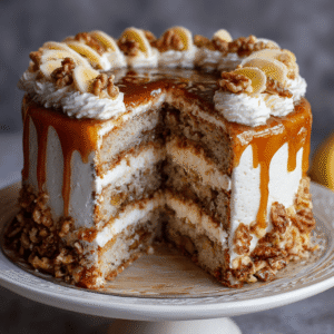 Martha had inherited this recipe from her great-grandmother, but like all good Southern cooks, she'd made it her own over the decades. What started as a simple banana cake had evolved into this magnificent Banana Walnut Cream Cake that could silence a room full of chattering ladies faster than you could say "recipe please." Trust me, we all asked for that recipe more times than I can count. Martha's Secret Revealed After years of gentle pestering, Martha finally revealed her secret wasn't just in the ingredients—though Lord knows, she used the finest she could find. Love, patience, and an absolute refusal to rush any step of the process made all the difference. When you give this Banana Walnut Cream Cake the attention it deserves, it rewards you with pure magic.