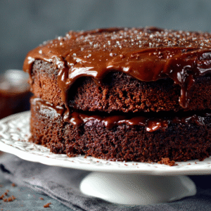 The frosting deserves special mention. Unlike buttercream-based frostings that can be overly sweet, this chocolate frosting uses egg yolks and heavy cream to create a ganache-like consistency that's silky smooth and intensely chocolatey. It's the perfect complement to the fudgy chocolate cake layers.