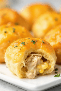 There are few things in life as universally loved as warm, flaky crescent rolls filled with creamy, cheesy chicken. I discovered this recipe during a particularly chaotic week when I needed something quick, easy, and guaranteed to make everyone happy. I had leftover rotisserie chicken, a tube of crescent rolls in the fridge, and a dream of not spending hours in the kitchen. What emerged from my oven that night has become one of my most-requested recipes.