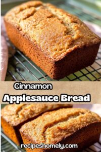 What sets this applesauce bread apart from other quick breads is its exceptional moisture and tender crumb. The applesauce not only adds natural sweetness and apple flavor but also keeps the bread incredibly moist for days. Many quick breads dry out quickly, but this cinnamon bread stays soft and delicious, making it perfect for meal prep or gift-giving.