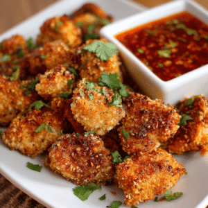 Ranch seasoning isn't just for salad dressing anymore. When used as a coating for chicken bites, it transforms into something magnificent. The blend of herbs—typically featuring dill, parsley, garlic, and onion—creates layers of flavor that penetrate every bite. Combined with breadcrumbs, it forms a crust that's both flavorful and incredibly satisfying to bite into.
