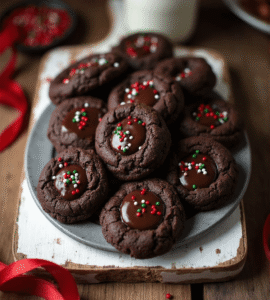 There's something magical about the moment you pull a tray of chocolate thumbprint cookies from the oven, their centers still slightly soft and waiting to cradle a pool of glossy chocolate ganache. I'll never forget the first time I made these cookies with my grandmother during a snowy December afternoon. She taught me that the secret to perfect thumbprint cookies isn't just in the recipe—it's in the love you press into each little indent with your thumb. Now, every holiday season, when I bake these chocolate thumbprint cookies, I'm transported back to that cozy kitchen filled with warmth, laughter, and the irresistible aroma of chocolate.