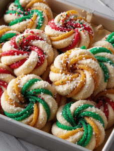 Every year when the first snowflakes begin to fall, I know it's time to start my annual Christmas cookie tradition. Among all the cookies I bake during the holiday season, my twisted Christmas cookies hold a special place in my heart. I learned this recipe from my grandmother, who would spend entire December afternoons rolling delicate ropes of dough in colored sugar, twisting them into beautiful spirals that looked like miniature candy canes or elegant pinwheels. The first time I made these twisted cookies in my own kitchen, the familiar scent of almond and butter transported me back to her warm, flour-dusted kitchen, and I felt her presence with me as I carefully twisted each cookie.