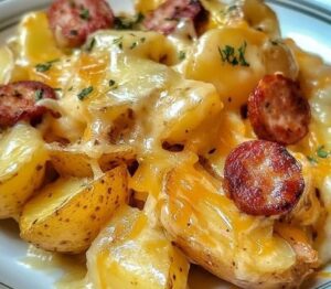 There's something magical about the combination of crispy potatoes, savory smoked sausage, and melted cheese that brings me back to Sunday dinners at my grandmother's house. The first time I made Cheesy Ranch Potatoes and Smoked Sausage, I was scrambling for a quick weeknight dinner after a long day at work. I had some baby potatoes rolling around in the pantry, a package of smoked sausage in the fridge, and a desperate need for comfort food. What emerged from my oven that evening has become one of my family's most requested meals, and I'm thrilled to share this recipe with you today.