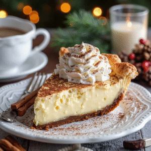 I first made Christmas Eve cinnamon-vanilla custard pie completely by accident. It was Christmas Eve afternoon, and I realized I'd forgotten to plan dessert for our family gathering that evening. I had eggs, milk, cream, and basic pantry ingredients, but no time for anything complicated. I remembered my grandmother's simple custard pie recipe and decided to give it a holiday twist with extra cinnamon and vanilla. The result was so delicious, so creamy and comforting, that it's become a Christmas Eve tradition in our family. Now, it wouldn't feel like Christmas without this pie on the table.