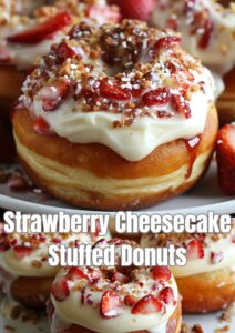 Have you ever bitten into a fresh, warm donut filled with creamy strawberry cheesecake and thought, "I wish I could make these at home"? Well, I'm here to tell you that you absolutely can! These Strawberry Cheesecake Stuffed Donuts are one of my proudest baking achievements. Surprisingly, they're easier to make than you might think.