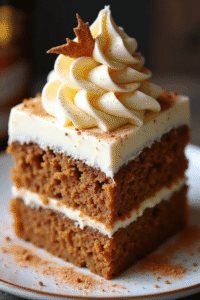 This isn't just any ordinary cake. The moist spice cake with eggnog buttercream combines the warm, cozy flavors of traditional spice cake with the festive richness of eggnog frosting. The cake layers are incredibly moist thanks to a combination of oil and buttermilk, which keeps them tender for days.