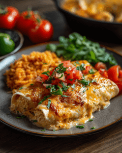 Queso chicken enchiladas represent everything we love about Tex-Mex cuisine: they're rich, comforting, cheesy, and packed with flavor. Unlike traditional enchiladas that use red or green sauce, these are smothered in creamy white queso sauce that's luxuriously smooth and indulgent. The combination of tender, seasoned chicken wrapped in soft tortillas and blanketed with that signature queso creates a dish that's impossible to resist.