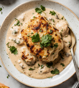 Turkish Chicken with Creamy White Sauce: Easy Mediterranean Perfection