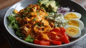 Protein-Bowl Buffalo Chicken with Eggs and Sweet Potatoes: Ultimate High-Protein Power Bowl