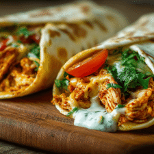 Cheesy Chicken Wraps Recipe – Dangerously Delicious