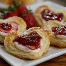 Strawberry Cream Cheese Hearts