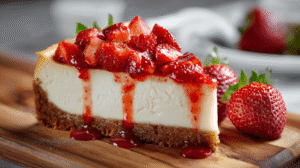 The Creamiest Strawberry Cheesecake Recipe Ever
