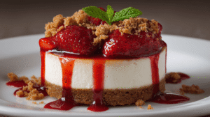 A Strawberry Cheesecake Worth Every Minute