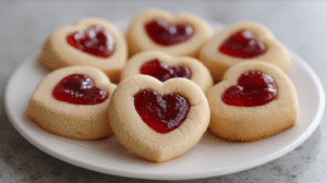 Thumbprint Heart Cookies Recipe