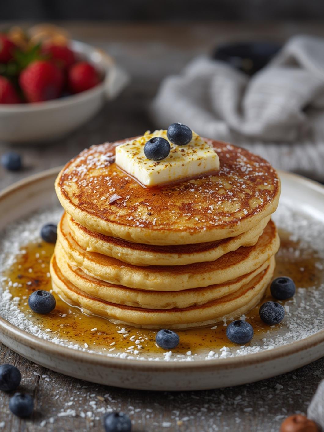 Cottage cheese pancakes