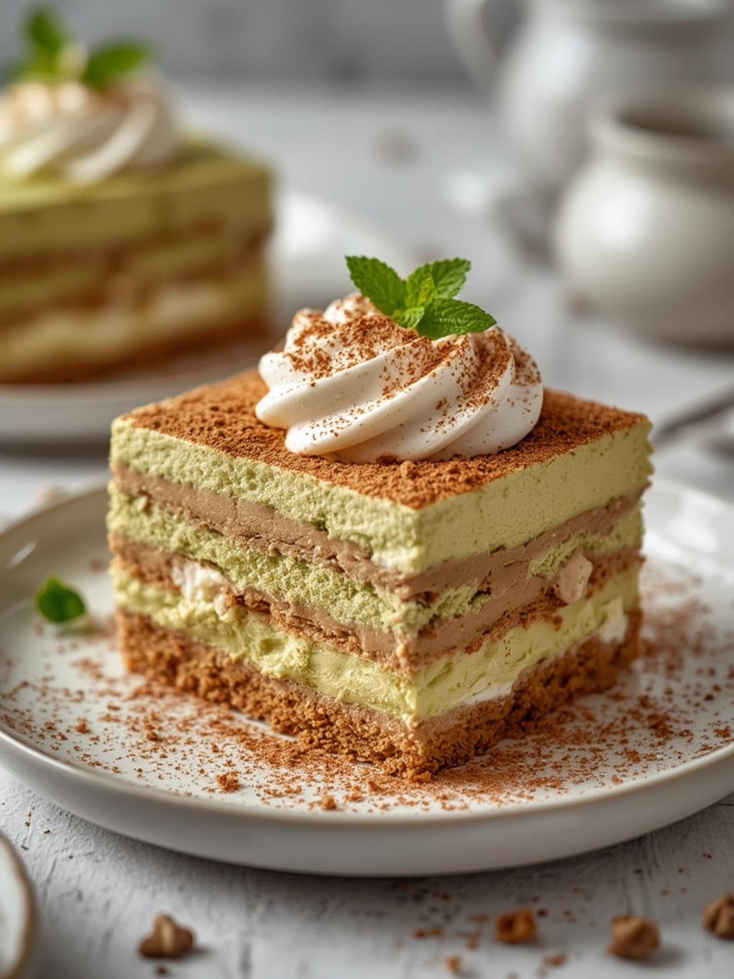Matcha tiramisu
