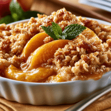 Peach Crisp Recipe: The Golden, Bubbly Dessert I Make All Summer Long